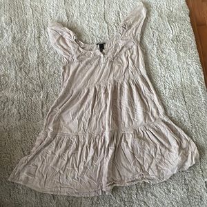 H&M midi dress. Cream size 14